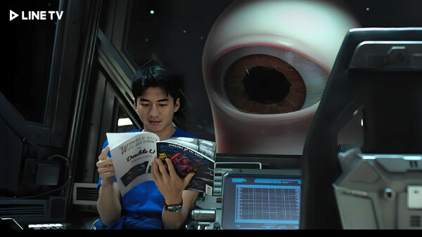 ▲《星際救援》傅孟柏飾演太空人,挑戰極限拍攝。(圖/LINE TV提供)