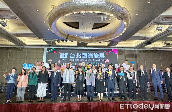 ▲2025ITF台北國際旅展展前記者會。(圖/記者彭懷玉攝)