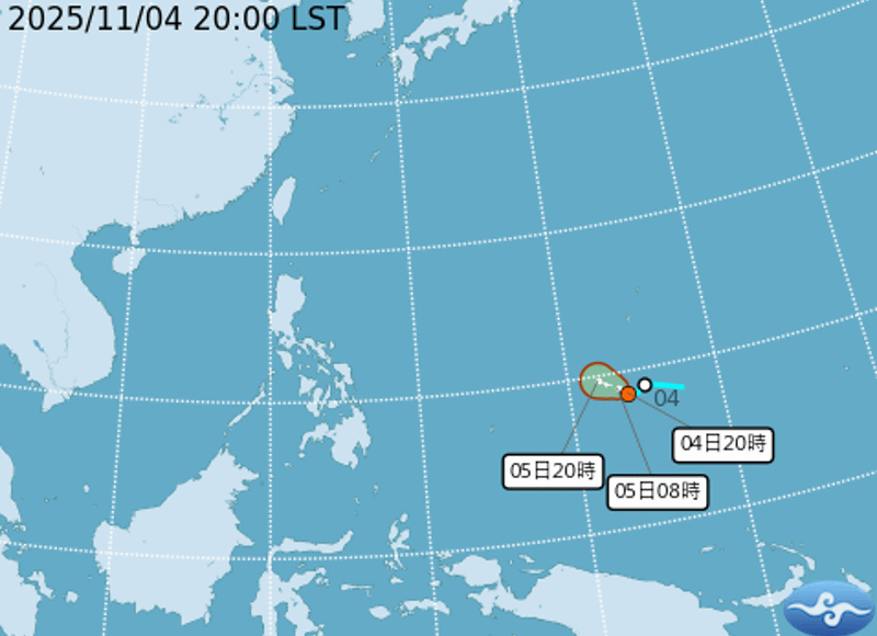 ▲▼準鳳凰颱風 。(圖/中央氣象署)