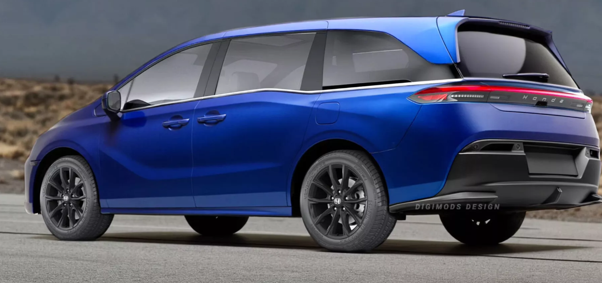 ▲HONDA Odyssey已有8年未進行換代改款!近日海外釋出新一代消息。(預想圖/翻攝自《Digimods DESIGN》)