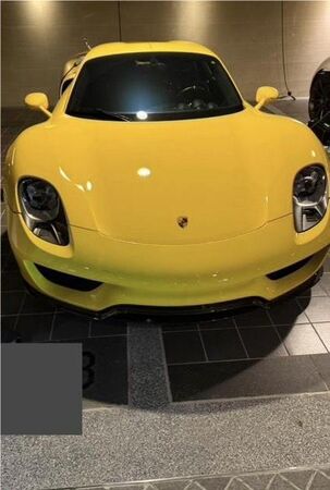 ▲調查局從太子集團查扣出保時捷918 SPIDER,價值8000萬元。(圖/調查局提供)
