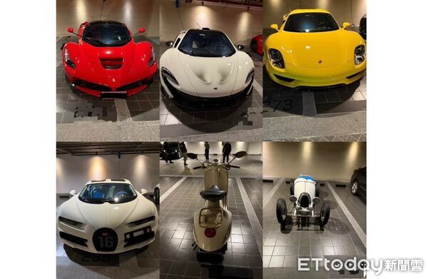 ▲太子集團名下頂級跑車全遭扣。(圖/記者游瓊華翻攝)