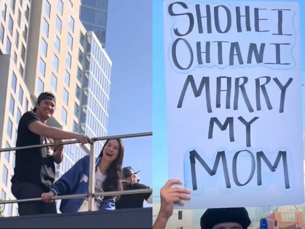 ▲ 有人幫媽媽向大谷求婚?真美子反應太可愛 網笑瘋:大谷翔平笑到停不下來 。(圖/記者王真魚攝)