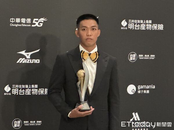 ▲▼中華職棒頒獎典禮林詩翔。(圖/記者蘇嘉偉攝)