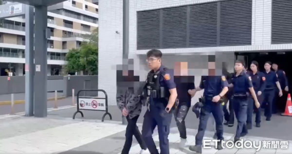 ▲▼ 信義警方破獲非法德州撲克賭場,逮捕10人中包括網紅陳熙熙。(圖/記者張君豪翻攝,下同)