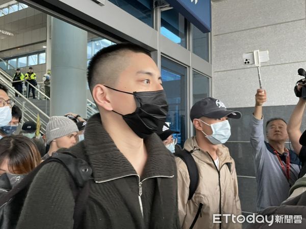 ▲王大陸正在成功嶺服役。(圖/記者鄧木卿攝)