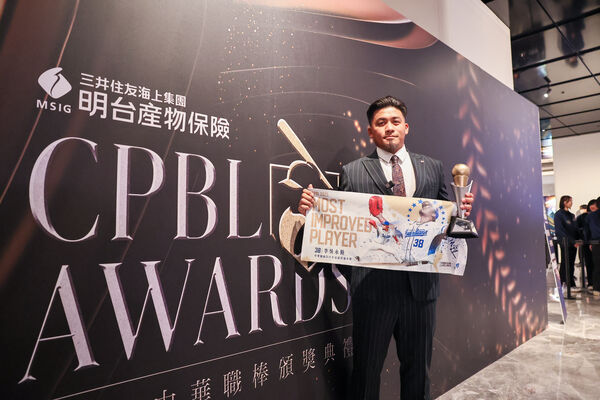 ▲李吳永勤。(圖/中職提供)