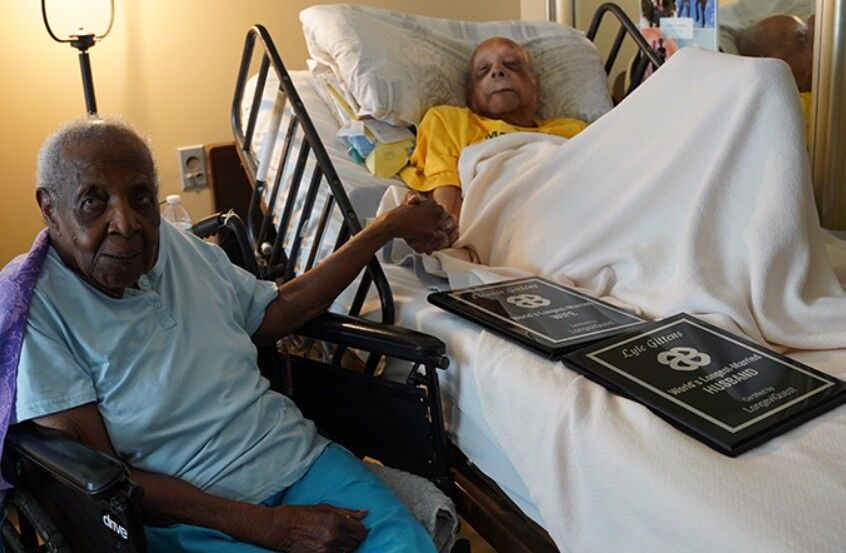 ▲▼加起來216歲!全球最年長夫妻「結婚83年」深愛彼此 長壽秘訣曝光。(圖/翻攝guinnessworldrecords.com)