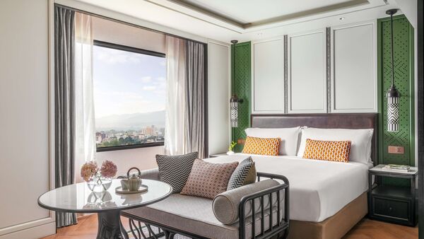 ▲清邁美平洲際酒店山景客房,蘭納遺產文化與建築之旅。(圖/業者提供)