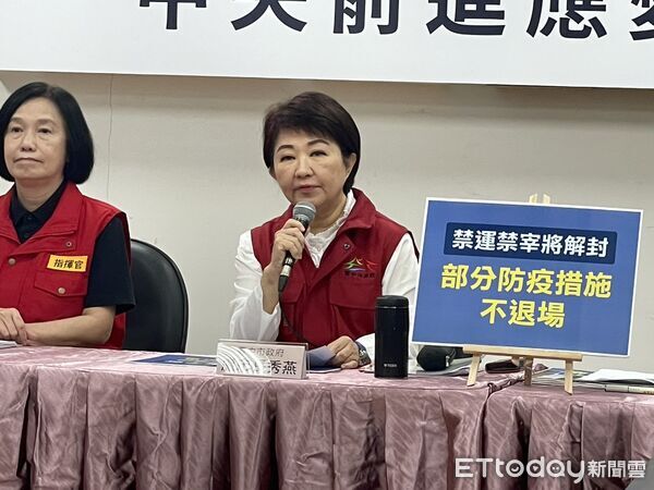 ▲▼台中市長盧秀燕表示,國中小明天起營養午餐可吃溫體豬肉。(圖/記者鄧木卿攝)