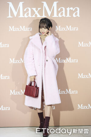 ▲惠利出席Max Mara微風南山開幕。(圖/記者林敬旻攝)