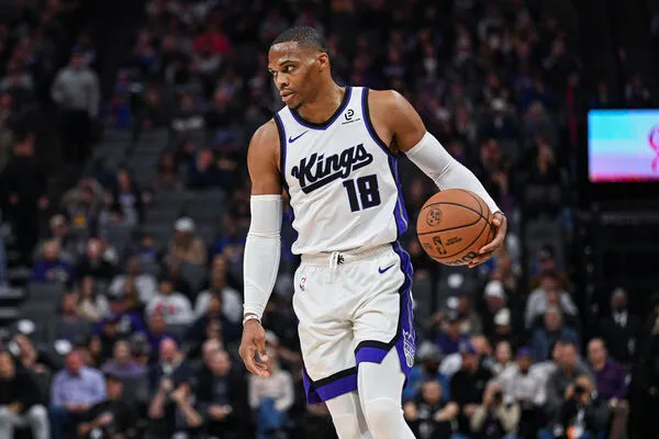 ▲國王衛斯布魯克寫下23分大三元的優質表現。(圖/達志影像/美聯社)