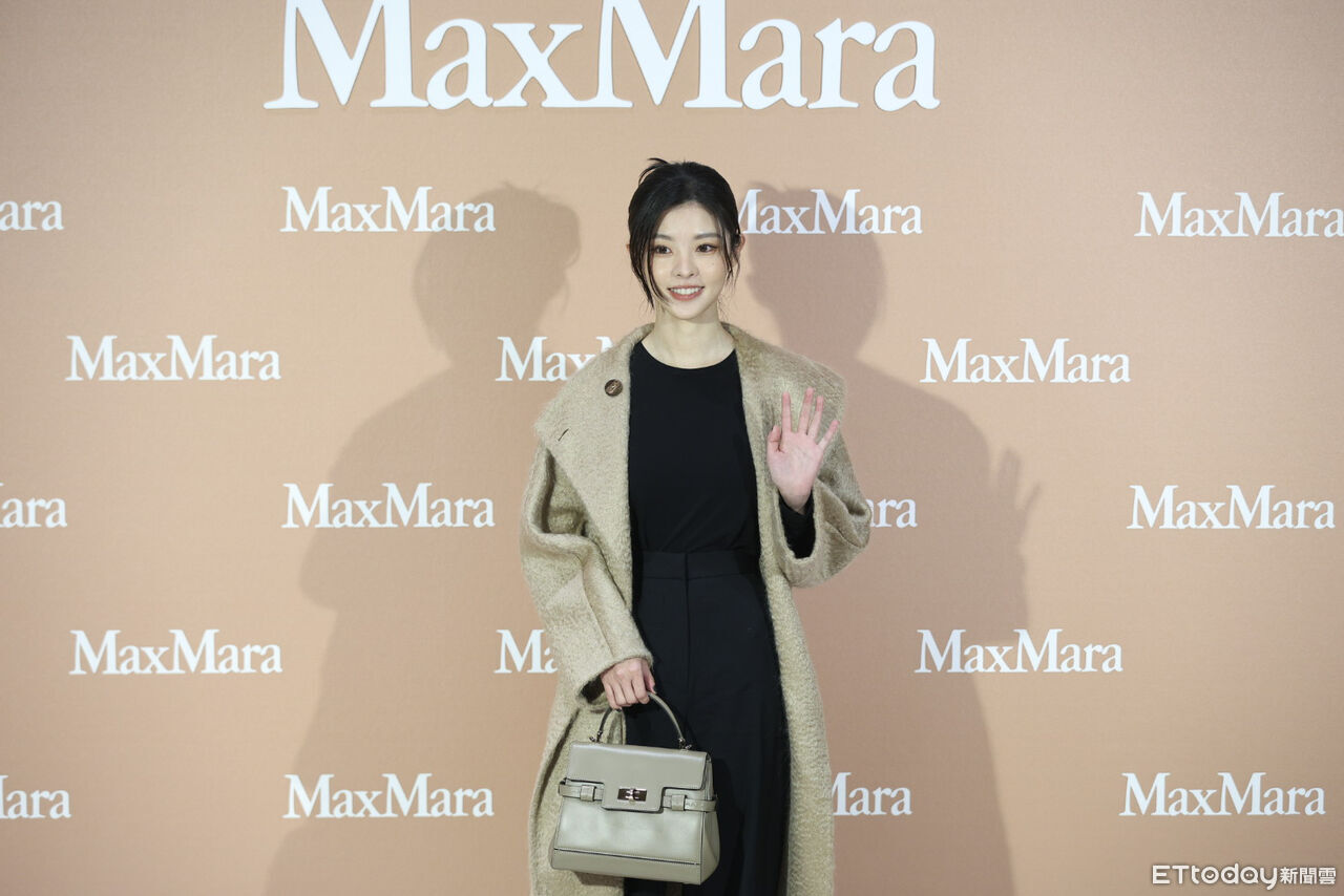 ▲詹子萱出席Max Mara微風南山開幕。(圖/記者林敬旻攝)