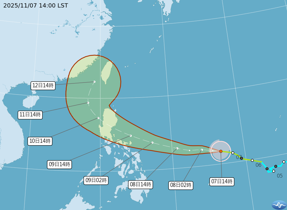 ▲▼天氣。(圖/氣象署提供)