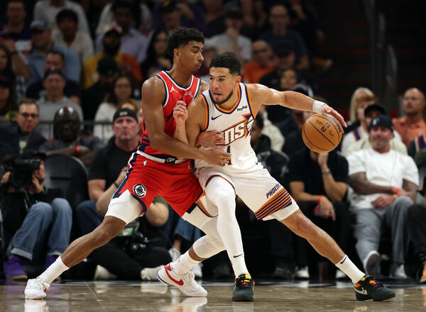 ▲太陽格林、布克。(圖/路透)