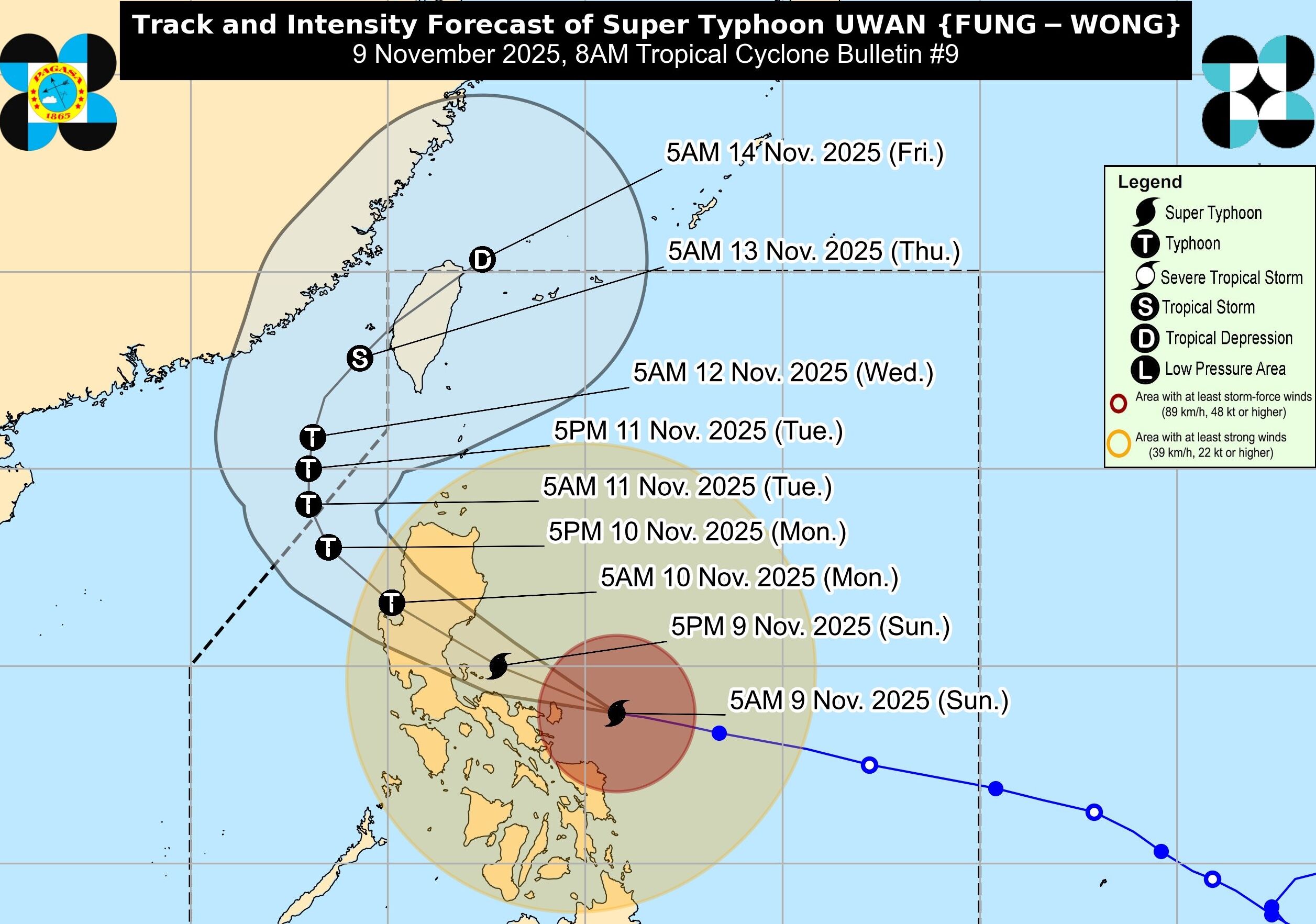 ▲▼ 。(圖/翻攝自PAGASA)