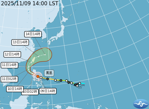 ▲▼未來一周天氣。(圖/氣象署提供)