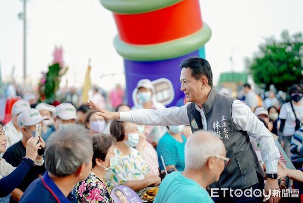 ▲林俊憲在安南區成立後援會,現場湧入逾五千名支持者,展現強大基層動能。(記者林東良翻攝,下同)