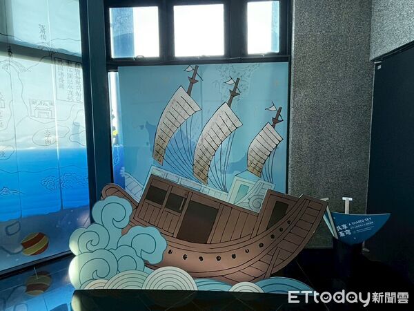 ▲南瀛天文館推出「共享蒼穹」中文古籍特展,呈現跨文化知識脈絡。(記者林東良翻攝,下同)