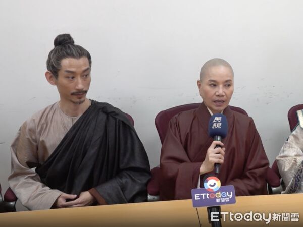 ▲《鳩摩羅什‧千年⼀譯》開鏡。(圖/記者呂佳賢攝)