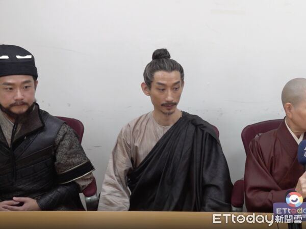 ▲《鳩摩羅什‧千年⼀譯》開鏡。(圖/記者呂佳賢攝)