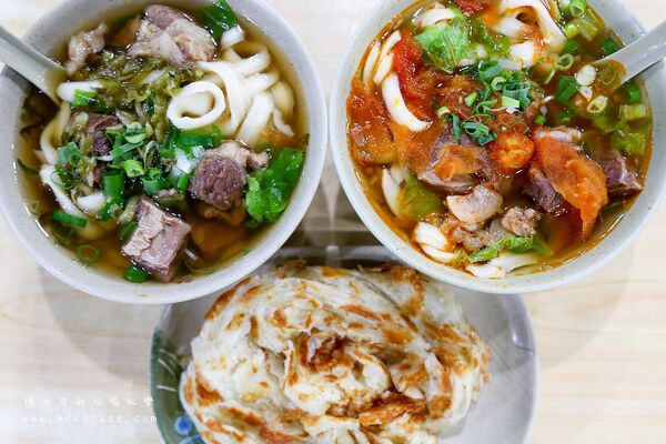 ▲▼天母美食「一品山西刀削麵之家」,推薦番茄牛肉麵蔥油餅!(圖/部落客陳小可提供)