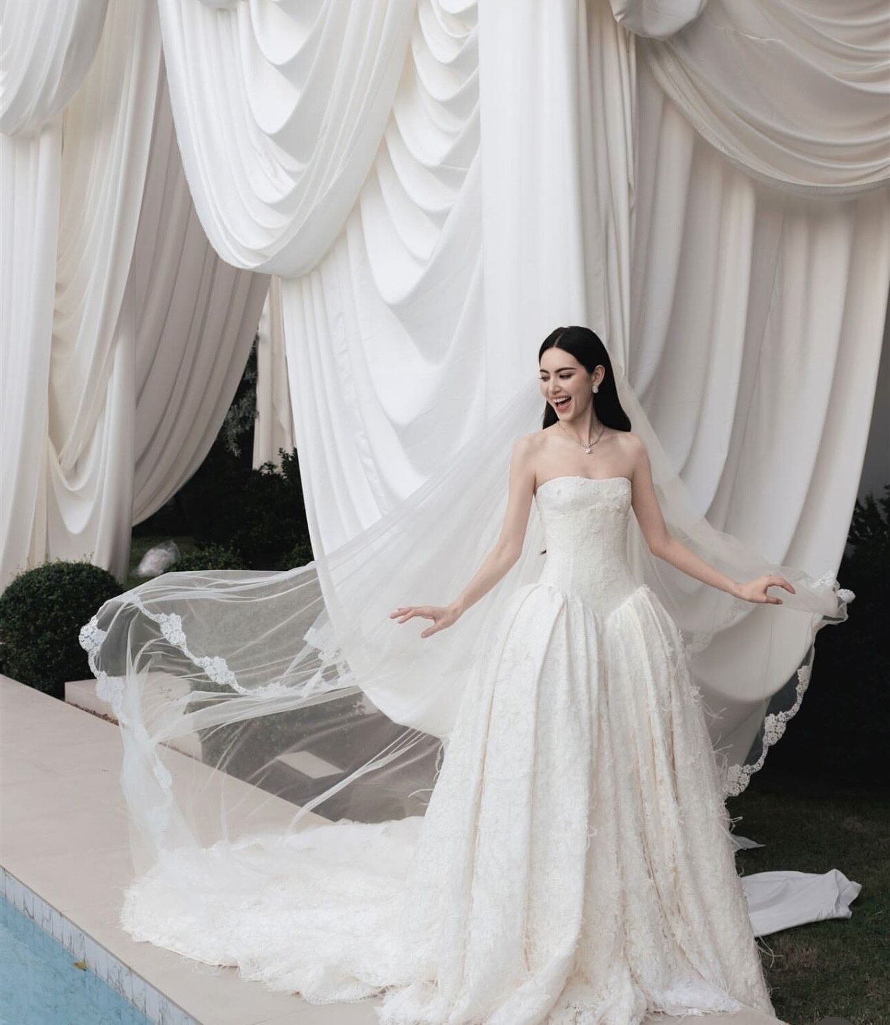 ▲▼Davika Hoorne結婚。(圖/翻攝IG)