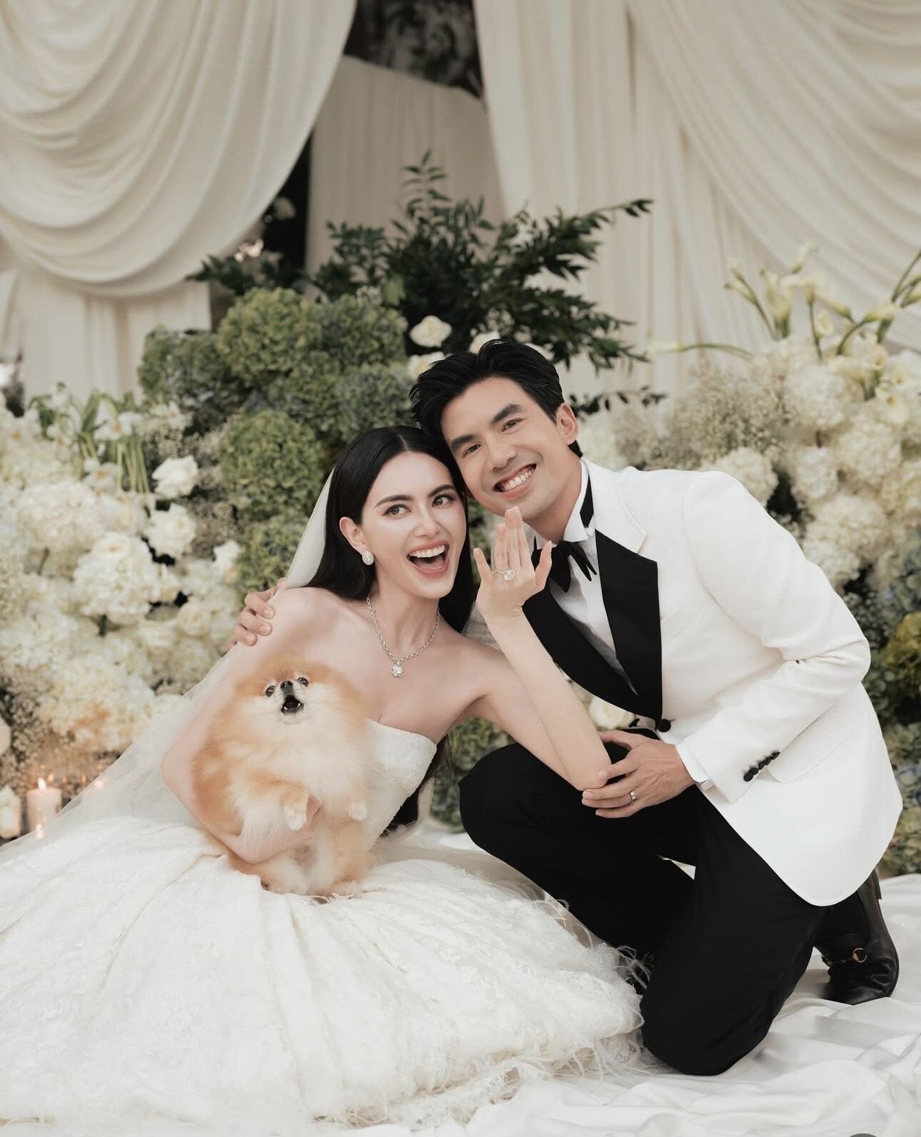 ▲▼Davika Hoorne結婚。(圖/翻攝IG)