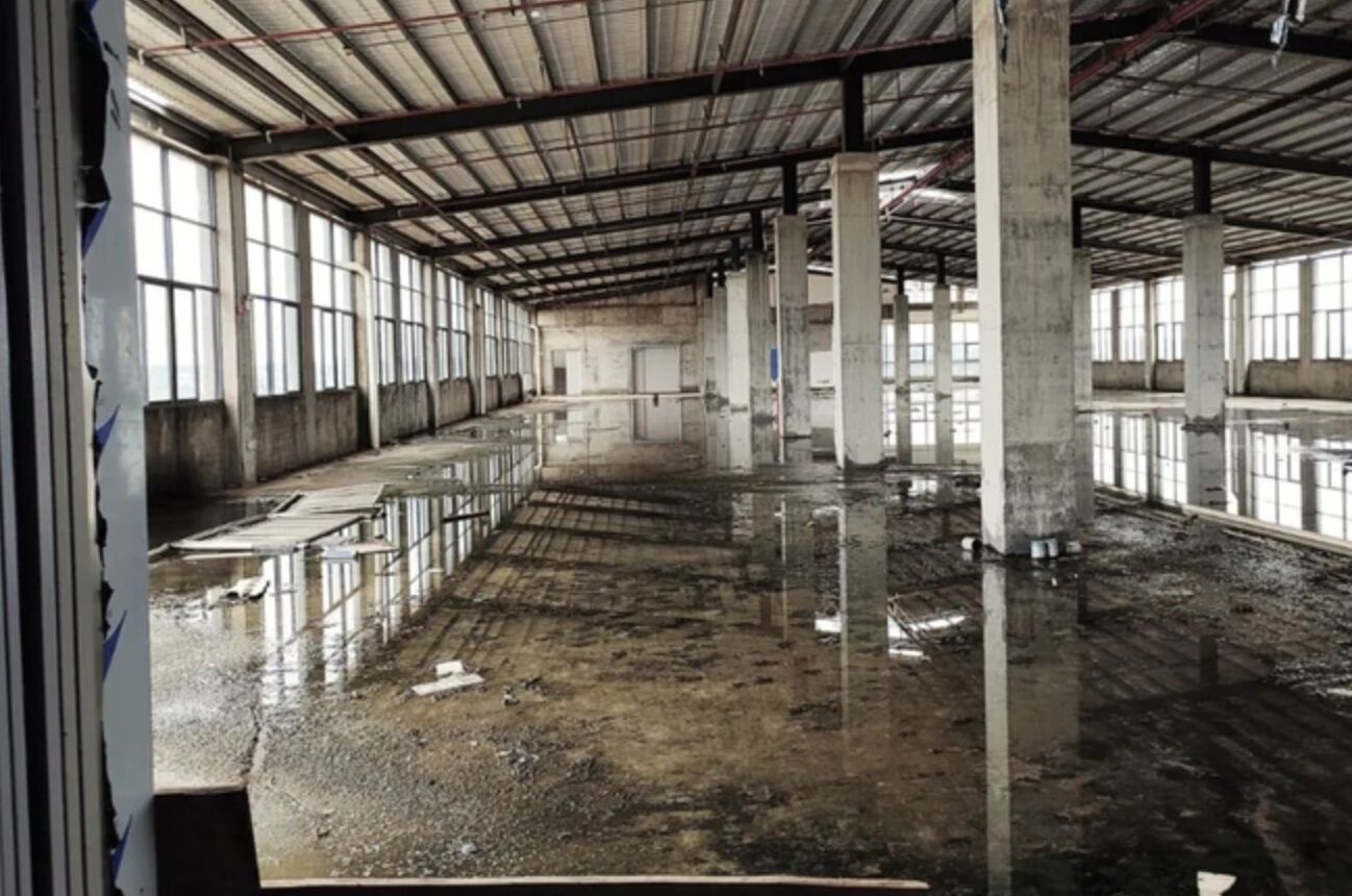 ▲湖南耒陽經濟開發區欲打造「百億級童車產業園」,如今卻成「爛尾鬼城」。(圖/翻攝中國新聞周刊)