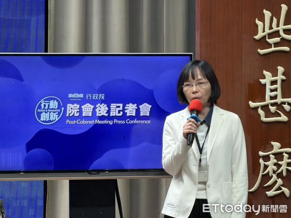 ▲▼陸委會法政處副處長董玉芸出席行政院會記者會。(圖/記者陳家祥攝)