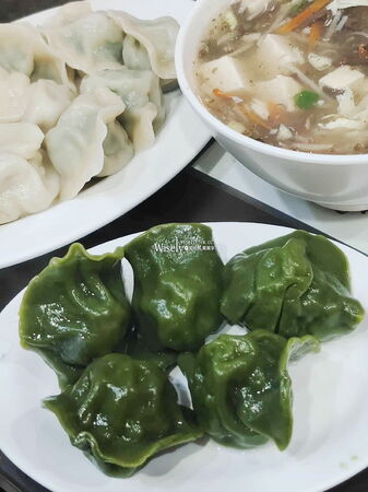 ▲▼台北巧之味手工水餃,主打綠藻干貝水餃。(圖/部落客wisely提供)