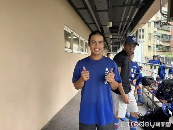 ▲成功商水中外野手黃威杰 。(圖/記者胡冠辰攝)