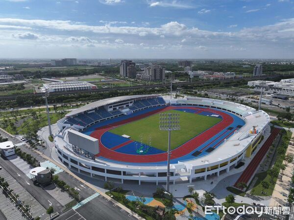 ▲雲林縣立體育場。(圖/記者游瓊華翻攝)