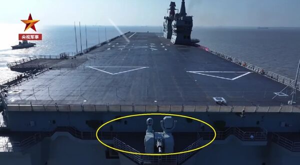 ▲▼四川艦擁有全方位防空反導能力,讓整體防禦水平已接近航空母艦的級別。圖為1130型近防炮。(圖/翻攝自央視)