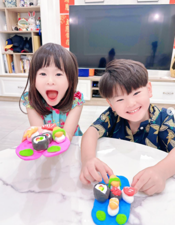 ▲▼白家綺兒女。(圖/翻攝自Instagram/duchi0427)