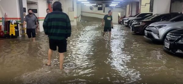 ▲▼煙波大飯店蘇澳四季雙泉館地下室淹水。(圖/網友提供,下同)