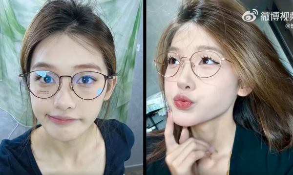 ▲▼22歲正妹接手家中眼鏡行,賣出12萬副眼鏡。(圖/翻攝自微博)