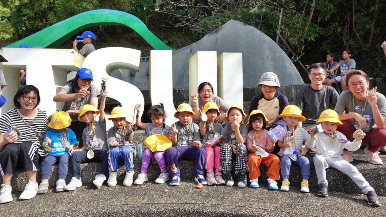▲新北龜山國小翡翠水庫路跑 師生齊心守護家鄉水源。(圖/新北市龜山國小提供)