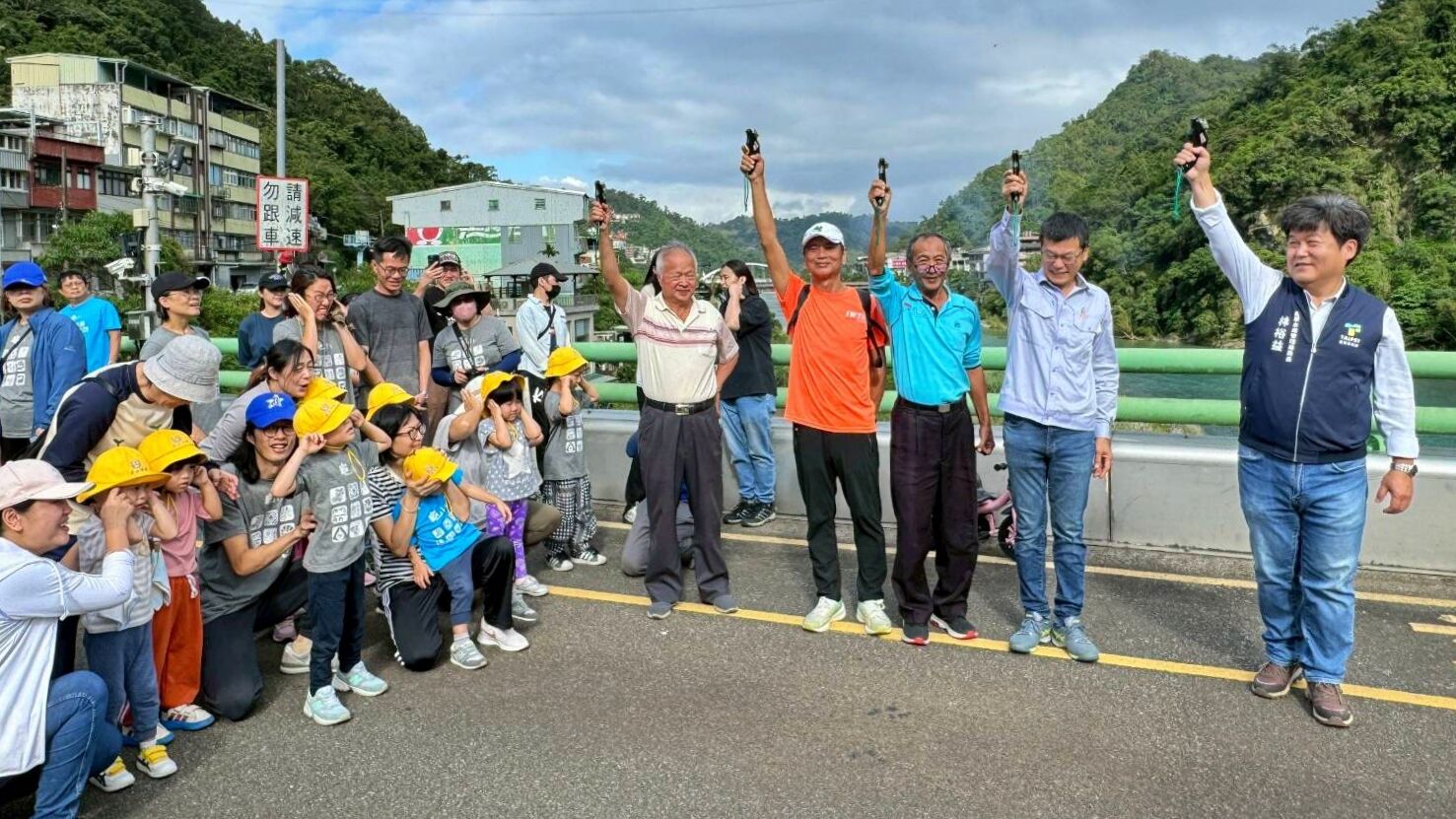 ▲新北龜山國小翡翠水庫路跑 師生齊心守護家鄉水源。(圖/新北市龜山國小提供)