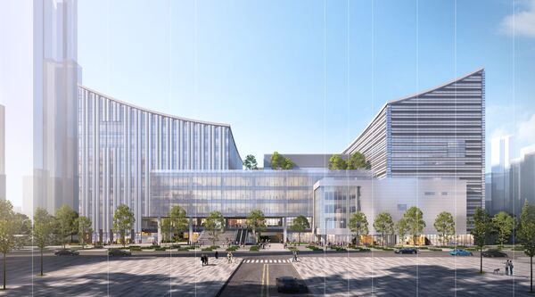 ▲臺北音樂廳與圖書總館。(圖/翻攝自臺北市政府工務局)