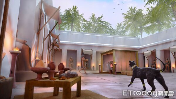 ▲奇美博物館將引進全球轟動的VR節目《消失的法老》,重現古夫金字塔壯麗場景。(記者林東良翻攝,下同)