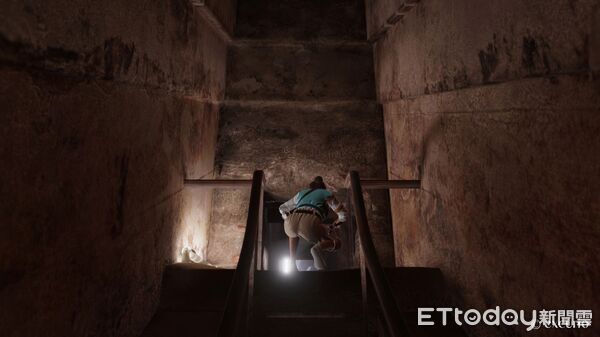 ▲奇美博物館將引進全球轟動的VR節目《消失的法老》,重現古夫金字塔壯麗場景。(記者林東良翻攝,下同)