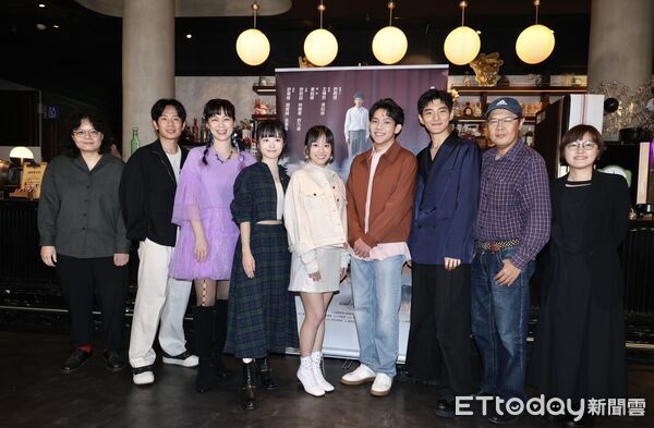 ▲▼ 公視人生劇展《晚安,瑪卡龍》演員許莉廷,林毓家,許乃涵 ,舒偉傑,趙妮綺,呂慕堯 ,導演王傳宗、黃鈺婷 、製作人許菀倩。(圖/記者鄭毓齡攝)