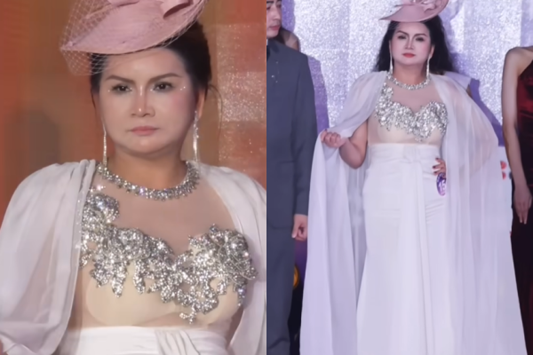 ▲▼國際模特兒大賽「中國大媽」奪冠。(圖/翻攝自微博)