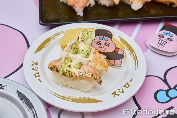 ▲壽司郎宣布與《褲褲兔》合作 聯名餐點送插卡、周邊加購價149元起。(圖/壽司郎提供)