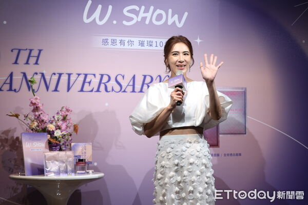 ▲胡小禎出席W.SHOW歡慶十周年記者會。(圖/記者林敬旻攝)