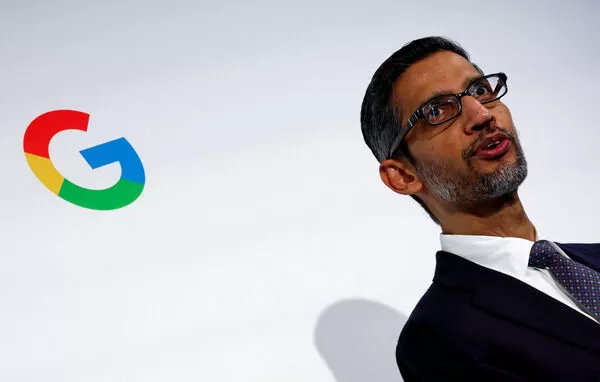 ▲▼Google 執行長皮查伊(Sundar Pichai)。(圖/路透)