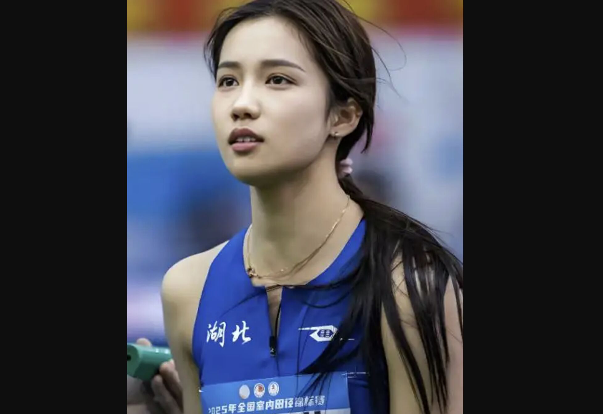 ▲大陸跳高女神邵雨琪。(圖/翻攝微博)