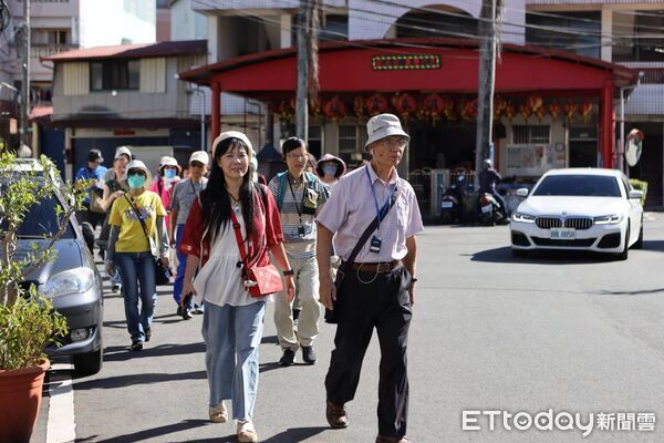 ▲埔里鎮公所舉辦探訪大埔城遺跡走讀集章趣活動。(圖/)
