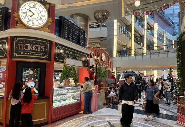 大江購物中心打造「聖誕夢幻車站」陪伴民眾迎接2026年